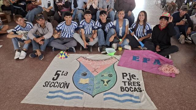Banderas de los parajes: Tres Bocas dijo presente